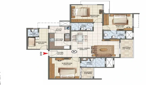 Featured Image of 2 5 Bhk Floor Plan