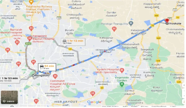 Featured Image of Hoskote To Bangalore