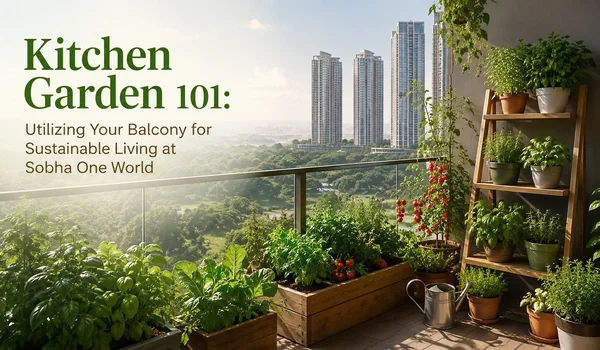 Featured Image of Kitchen Garden 101: Utilizing Your Balcony for Sustainable Living at Sobha One World
