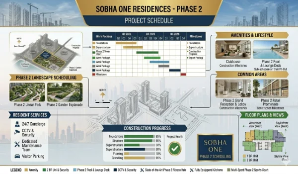 Featured Image of Sobha One Residences Phase 2 Project Schedule
