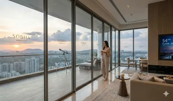 Featured Image of The Art of Sky-High Living: Life on the 54th Floor of Sobha One Residences