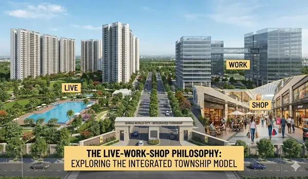 Featured Image of The Live Work Shop Philosophy The 48 Acre Sobha One World Integrated Township Model